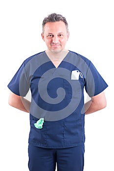 Young and confindent doctor