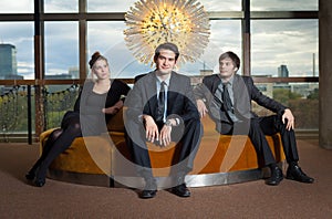 Young corporate executives