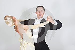 Young couple dancing