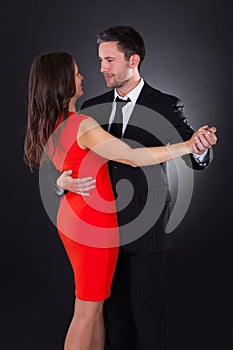 Young couple dancing