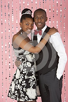 Young Couple Dressed For Party