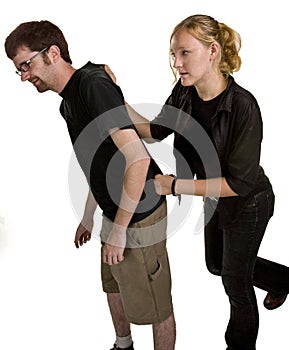 Young Couple Fighting