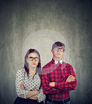 Young couple having disagreement in relationship