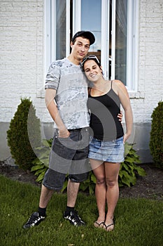 Young Couple Homeowners photo