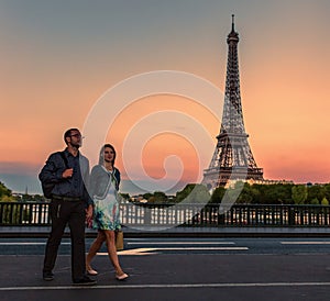 Young Couple in Paris