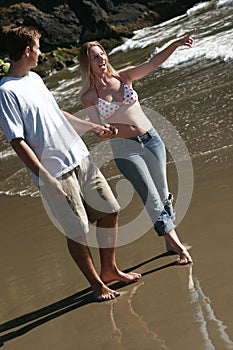 Young couple portraits