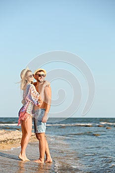 Young couple spending time together
