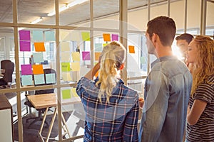 Young creative business people