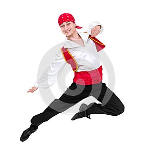 Young dancer jumping