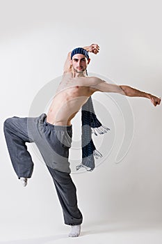 Young dancer in motion