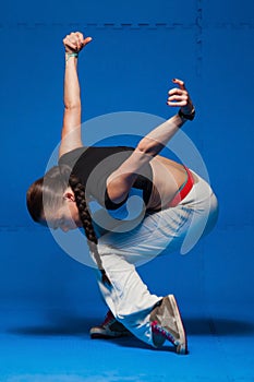 Young dancer in movement