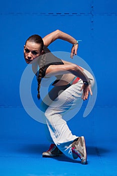 Young dancer in movement