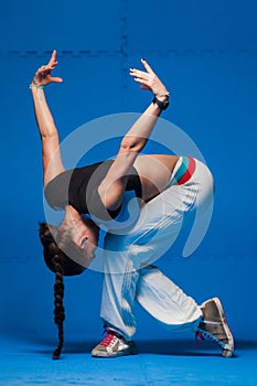 Young dancer in movement