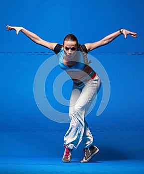 Young dancer in movement