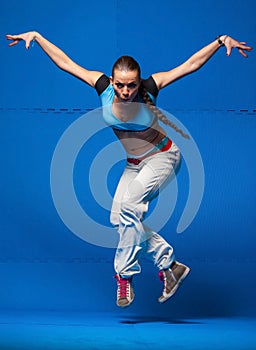 Young dancer in movement