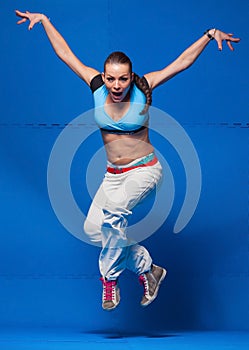 Young dancer in movement