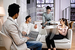 Young Diverse People Working