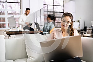 Young Diverse People Working