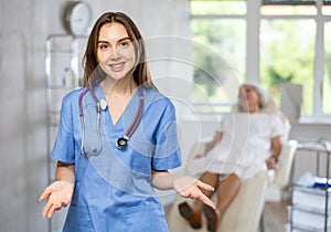 Young doctor with stethoscope