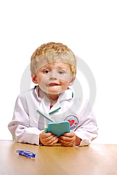 Young doctor toddler photo