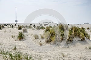 Sand engine coastal defense project