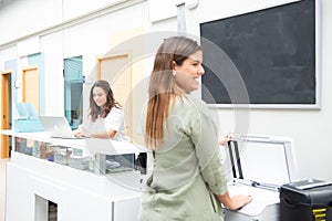 Young entrepreneurial entrepreneurs working in their offices