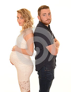 Young expecting couple