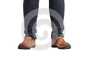 Young fashion man's legs