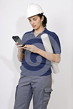 Young female engineer