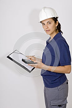 Young female engineer