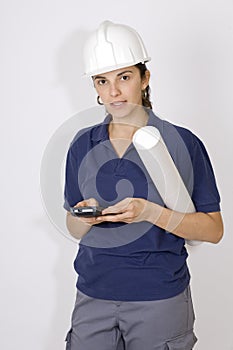 Young female engineer