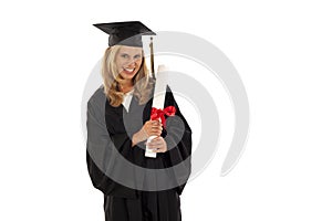 Young female graduate