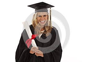 Young female graduate