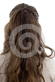 Young female posing with stylist hairstyle