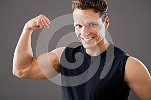 Young and fit male model