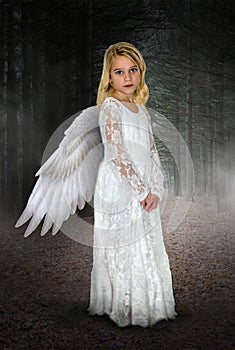 Young Girl Angel, Heaven, Religion