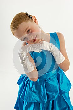 Young Girl in Ball Gown