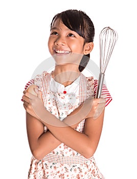 Young Girl With Egg Beater VI