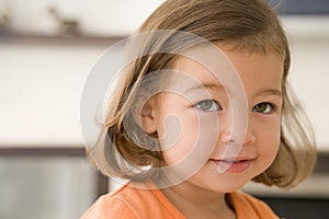 Young girl indoors