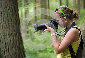 Joven creación una foto 