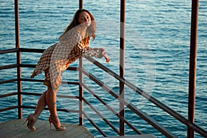 Young girl near the sea