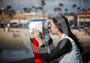 Young Girl at Pier