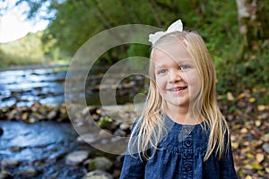 Young Girl Portrait on McKenzie River