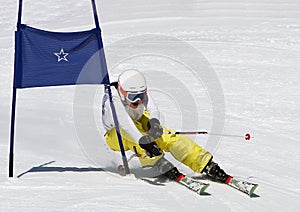 Young girl racing in Austria 2.