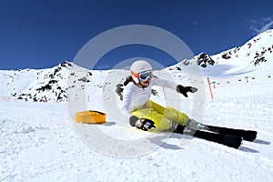 Young girl racing in Austria 4.