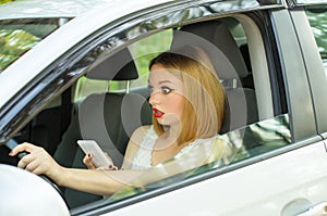 Young girl talking on the phone