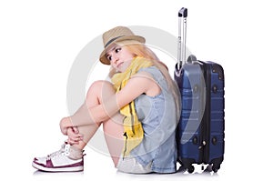 Young girl traveller