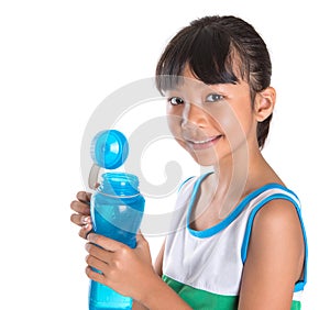 Young Girl With Water Bottle V