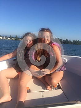 Ski boat photo