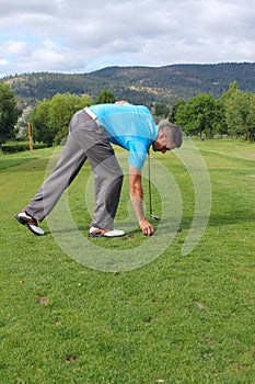 Young golfer